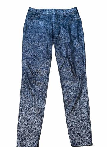 Faded Glory Silver Printed Jeggings