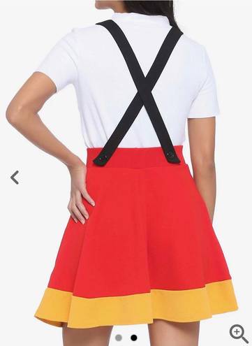 Disney Mickey Mouse Suspender Skirt sz L