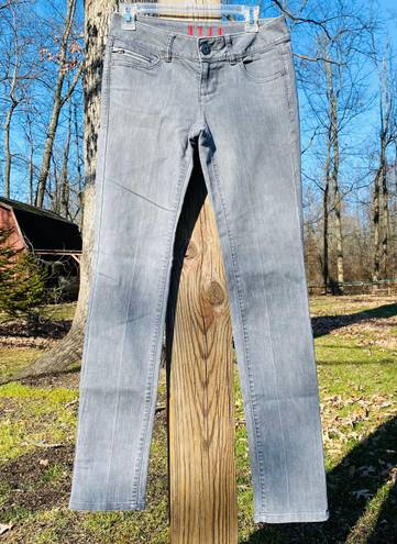 Elle Size 4 Regular Grey Denim Skinny Jeans