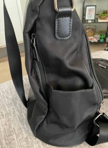 Black Backpack Purse