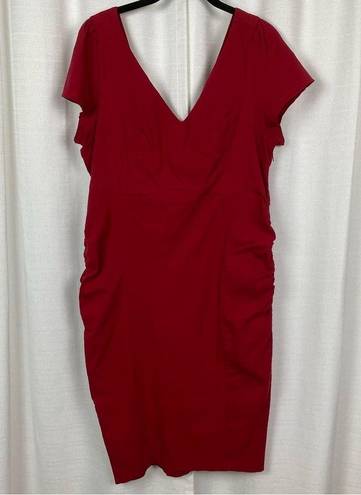 Torrid  Retro Chic Red Wiggle Dress Sz.20W