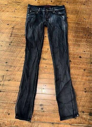 Tripp NYC  gothic black acid wash vintage size 1 jeans