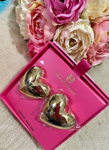 House of Harlow Heart Shape Earrings