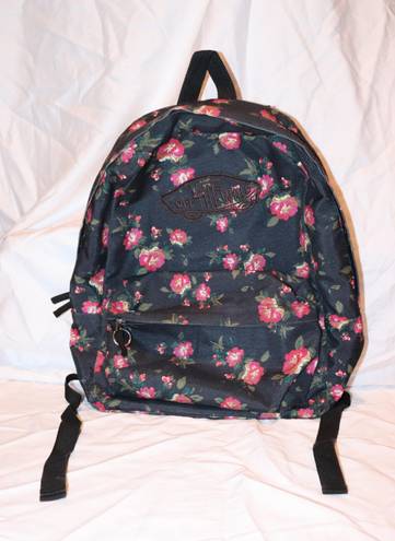 Vans Floral & Black Backpack