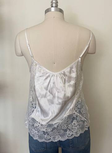 In Bloom White Silly Tank With Lace Side Panels 