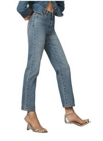 Rolla's Rolla’s Original High Rise Straight Leg Jeans Vintage Wash Blue 27