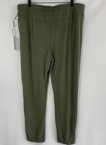 Treasure & Bond New  Soft Modal Knit High Waist Joggers Olive Sarma