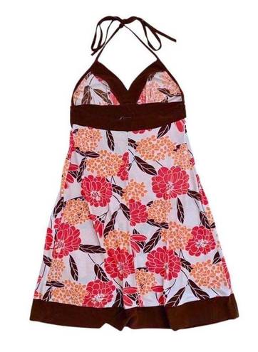 Xxi Y2k Floral Halter Dress