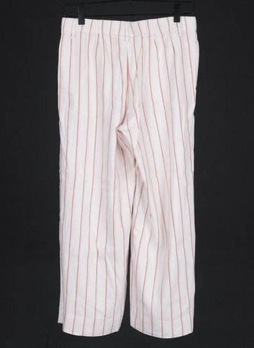 J.Jill  Striped Wide Leg Linen Blend Pants