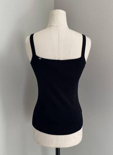 Joseph A BNWT  Embroidered Black Tank Top