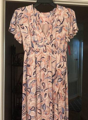 Isabel Maternity 𝅺 Patterned Maxi Dress Size XS NWT