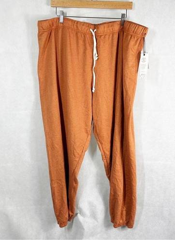 Treasure & Bond  Boyfriend Sweatpants Rust Umber Size 3X