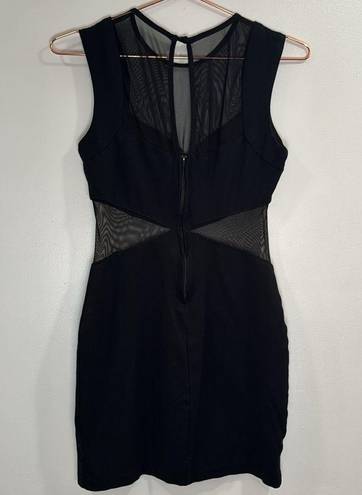 B Darlin  Black Mesh Mini Dress size 7/8