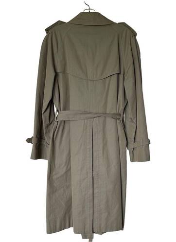 Burberry Vintage  Women’s Beige Tan Trenchcoat Trench Coat size 10R