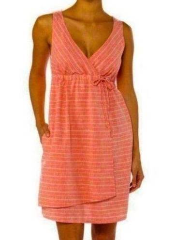 Patagonia  Women’s Island Hemp Crossover Faux Wrap Sleeveless Dress Size 4