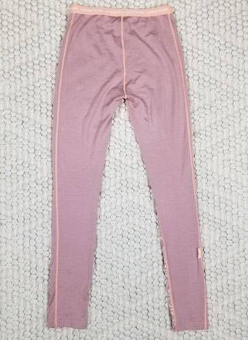 Petal Kari Traa Floke Merino Wool Blend Baselayer Pants  Pink Sz Small