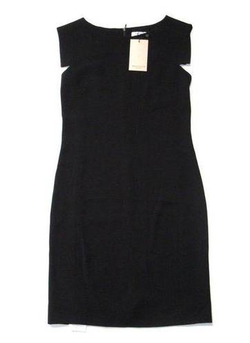 MM.LaFleur NWT  Sarah 7.0 in Black Lightweight Crepe Cap Sleeve Dress 4