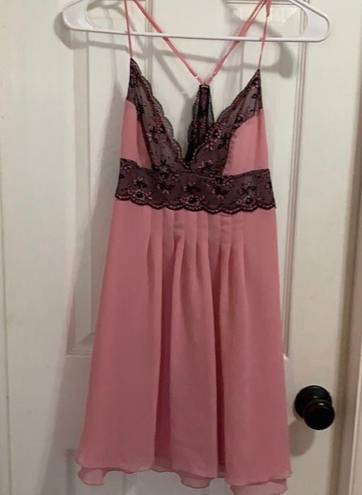 Victoria's Secret Victoria’s Secret Chiffon And Lace Babydoll 