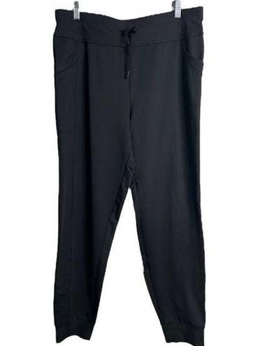 32 Degrees Heat  Pant Womens Large Black Side Pocket Jogger High Rise Performance