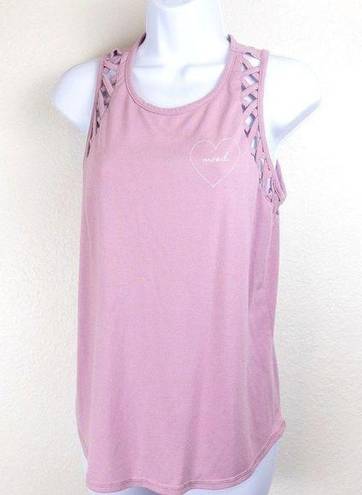 Grayson Threads  Pink Knit Mood Tank, Medium