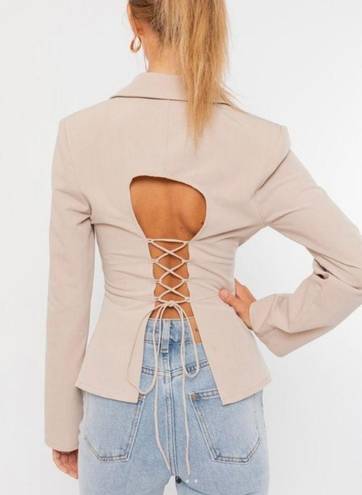 Stella Dallas Lace Up Blazer 