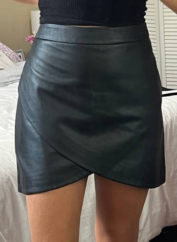 Banana Republic Leather Mini Skirt