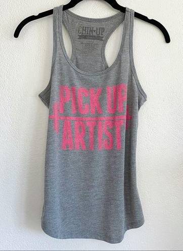 Chin Up Apparel  Pick Up Artist Graphic Tank Size Small