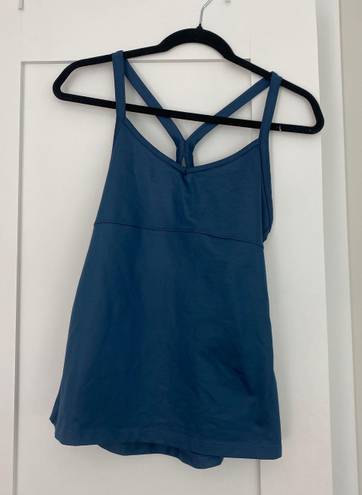 Alo Yoga Blue Tank Top