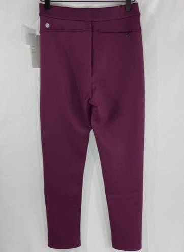 Z By Zella New  Pull On Ankle Pant Sobo Stretch Jersey Purple Nectar