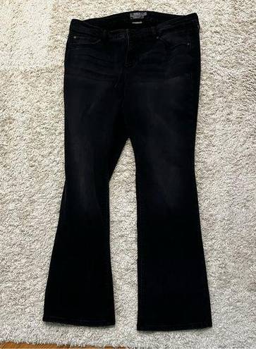 Torrid  black mid rise slim boot jeans size 16R