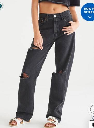 Aeropostale Black Ripped Jeans