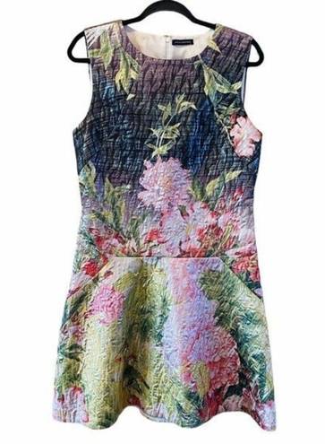 Natori  Birds Of Paradise Jacquard Shimmer Dress Size 10 NEW Bridal Wedding