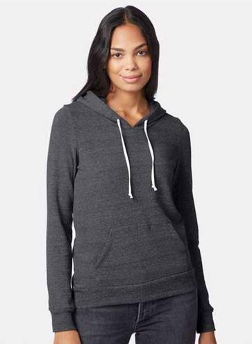 Alternative NWOT  Athletics Eco-Fleece Heather Grey Hoodie Women's Size Large