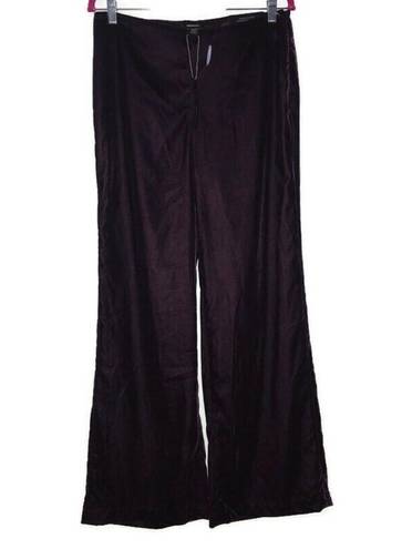 Chico's Chico’s Pants Black Label Purple Velvet Wide Leg Pants Sz US 4 (Chico’s 0) NWT