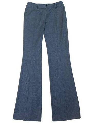 T Tahari  Medium Blue Slacks Dress Pants Office Flare Leg Size 2 Women's