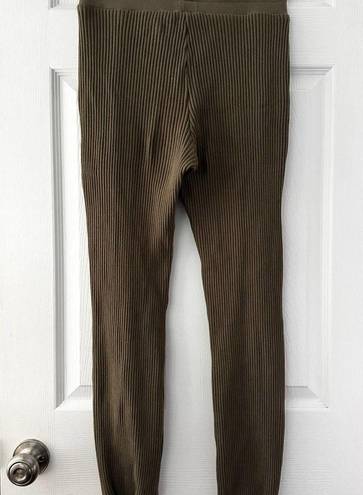 The Range  Revolve Utility Olive Green Vital Rib Slim Jogger Sweatpants Small