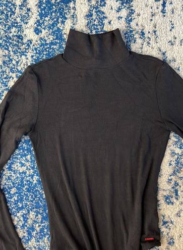 n:philanthropy Brooke Turtleneck Bodysuit in Black XS