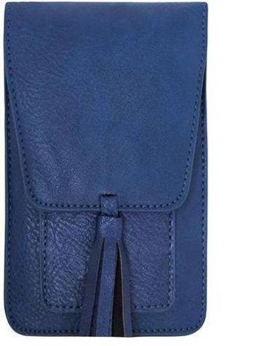 Harper K. Carroll  RFID Protected Secure Style Vegan Faux Leather Blue Crossbody