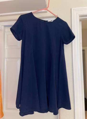 Lush Clothing Navy Blue Dress