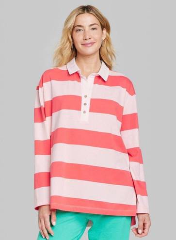 Polo Large Striped Rugby  Shirt