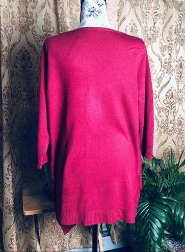 Krass&co NY &  Asymmetrical Red Sweater