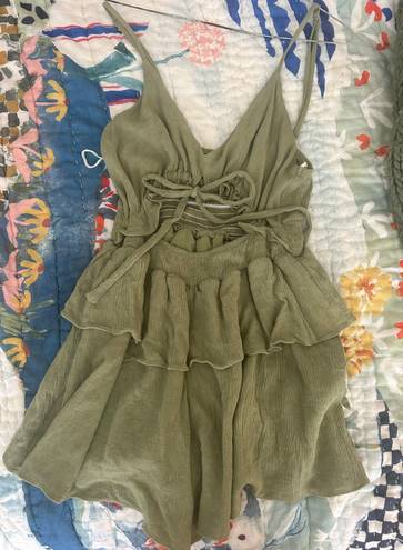 Boutique Romper Green Size M