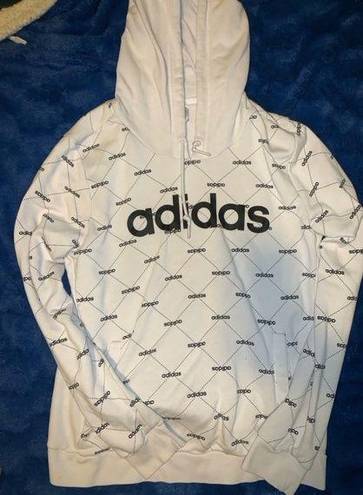 Adidas white hoodie