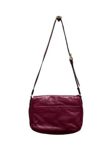 Aimee Kestenberg  Genuine Leather Shoulder Bag Red One Size Stealth Wealth Minima