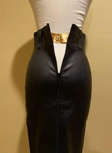 Thomas Wylde Leather Skirt Sz XS