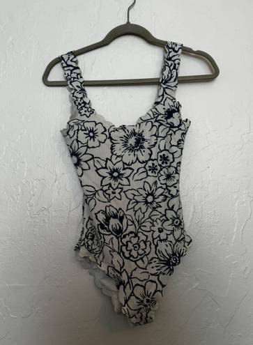 Aerie Floral One Piece Bathing Suit