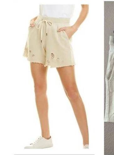 N: Philanthropy Coco Shorts Distressed Vintage Bone Beige Womens Size XS - NWT