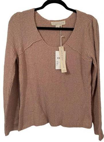 Saltwater Luxe  Blush Fitted Sweater size XL