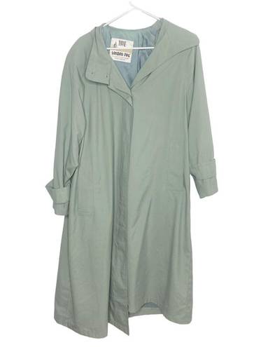 London Fog Vintage  trench coat sea green