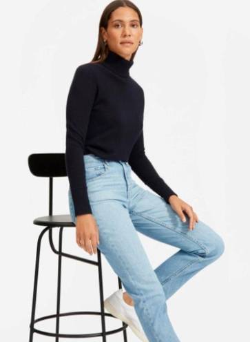 Everlane the Curvy Cheeky Straight  Ankle Jean Sky Blue